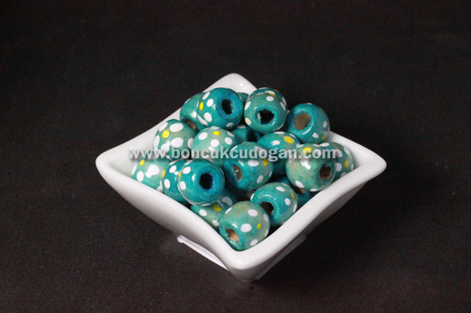 11mm x 12mm ÇİÇEK DESENLİ Açık Turkuaz