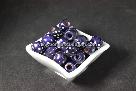 11mm x 12mm ÇİÇEK DESENLİ Mor