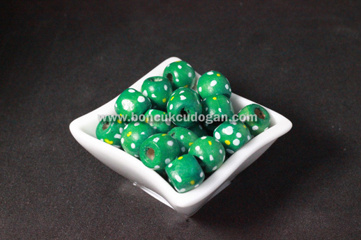 11mm x 12mm ÇİÇEK DESENLİ Çimen Yeşili