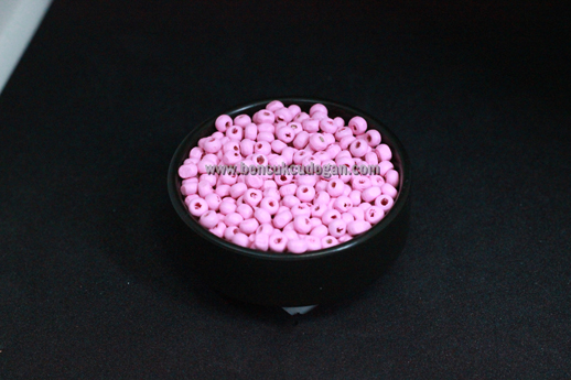 3mm Yuvarlak Fosforlu Pembe